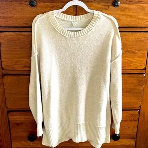 aerie oversized crew neck sweater